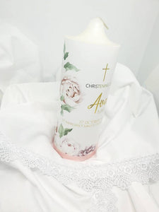 Personalised Baptism Christening Candle