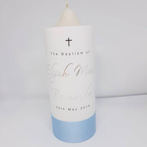 Personalised Baptism Christening Candle