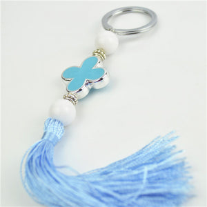 Blue cross keyring bombonniere