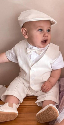 3 Pieces Boys Christening/Baptism Outfit - theprintedloveco